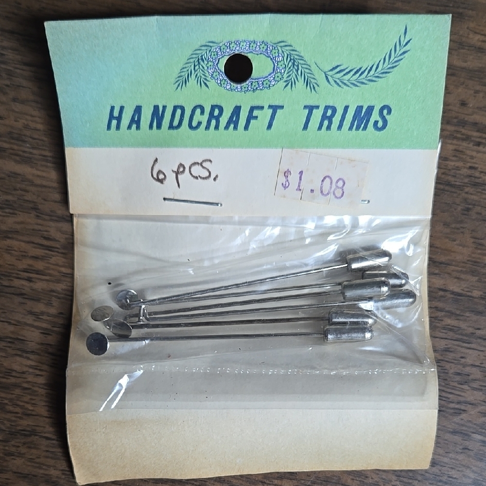 Metal Lapel Stick Pin/Brooch Bases‎ (192 pc) - Picture 5 of 7